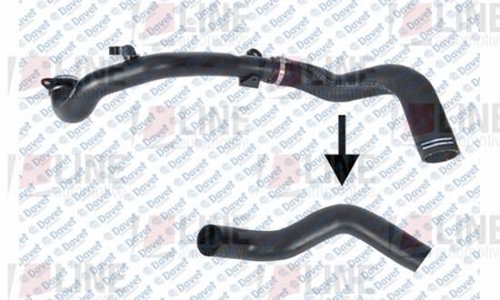 LINE L331301380 Turbo Hortumu Punto Evo {Plastik Boru Haric Ok Ile Gosterilen Hortum}